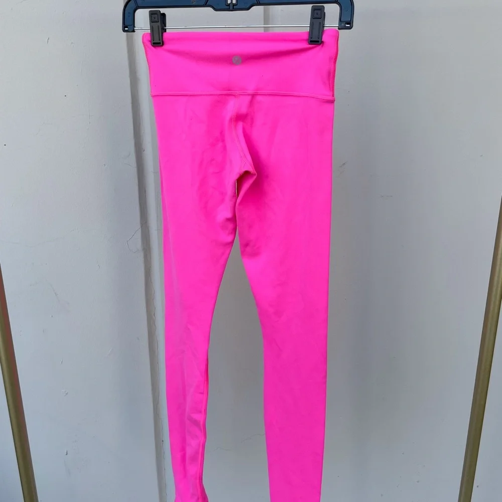 Lululemon leggings align 23 neon pink leggings size 2